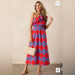 Sugarlips Devany Suraya One-Shoulder Cotton Maxi